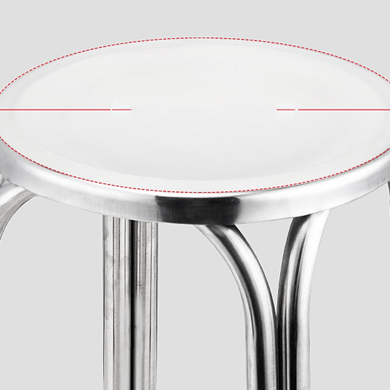 Round Modern Standard Leather Water Resistant Standard for Drawing Room Clearhalo 'furn' 'furn_ottomans_poufs' 'Furniture' 'Living Room Furniture' 'Ottomans & Poufs' 'ottomans_poufs' 6675422