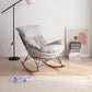 Contemporary Style Nursery Sofa Rocking Chair Indoor Rocking Chair with Ottoman