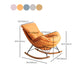 Contemporary Style Nursery Sofa Rocking Chair Indoor Rocking Chair with Ottoman