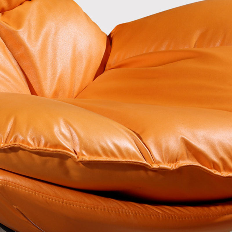 Sedia di divano pigro moderna sedia a dondolo a base di ferro in soggiorno