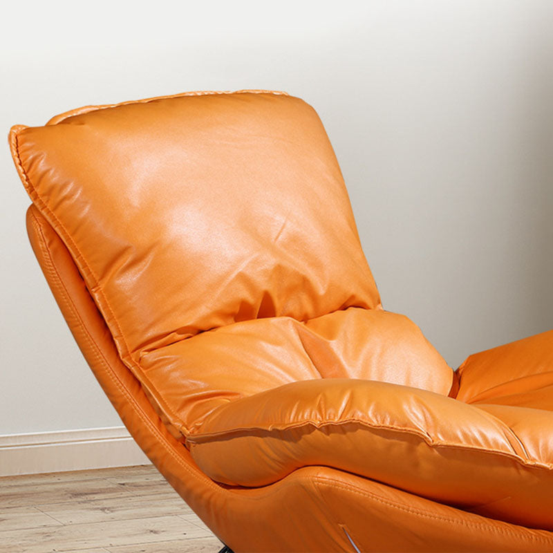 Sedia di divano pigro moderna sedia a dondolo a base di ferro in soggiorno