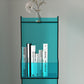 Acrylic Closed Back Bookshelf Standard Scandinavian Bookcase with Shelves