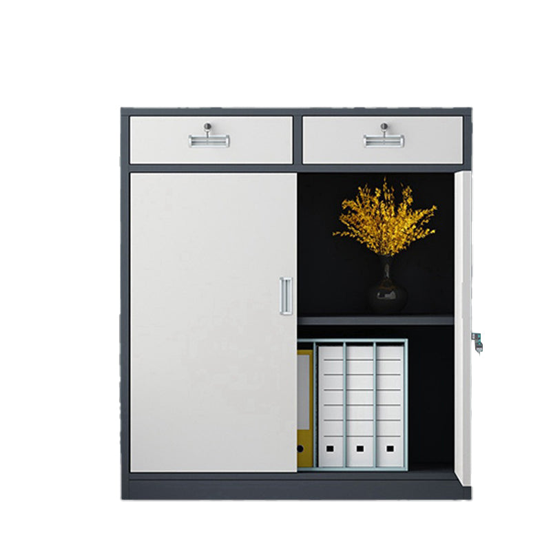 Vertica Metall -Aktenschrank moderner Farbblock -Aktenschrank für Büro