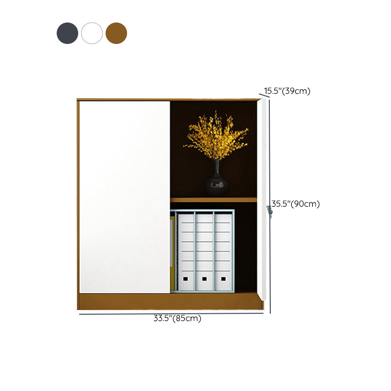 Vertica Metall -Aktenschrank moderner Farbblock -Aktenschrank für Büro