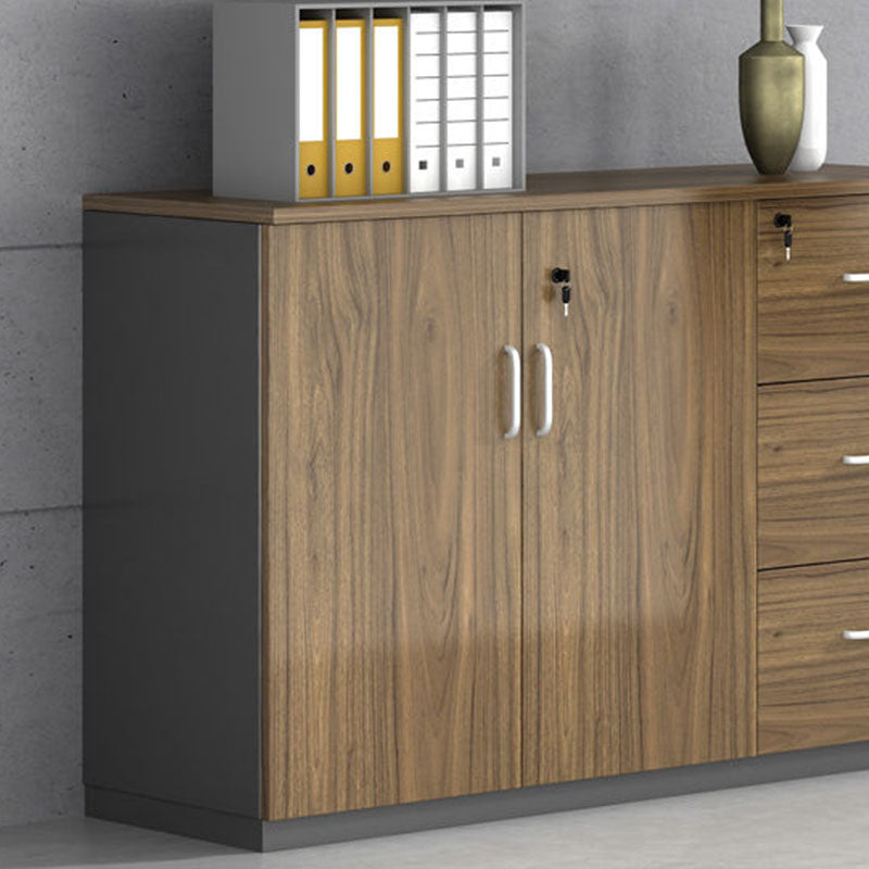 Armadio di archiviazione in stile contemporaneo Abbazzinamento laterale in legno con archiviazione di bloccaggio