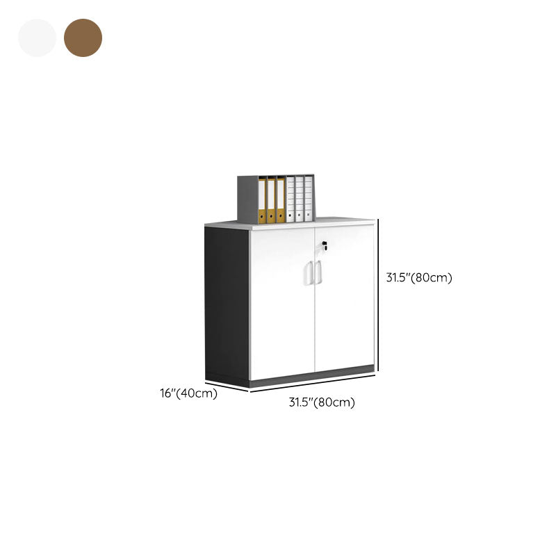 Armadio di archiviazione in stile contemporaneo Abbazzinamento laterale in legno con archiviazione di bloccaggio