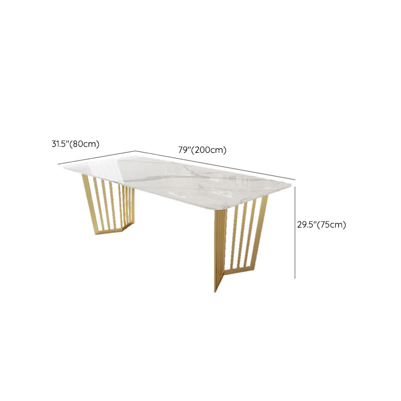 29.25" H Classic Glam Writing Desk Curved Stone Top Office Desk Clearhalo 'furn' 'furn_office_desk' 'Furniture' 'Office Desks' 'Office Furniture' 'office_desk' 6676731