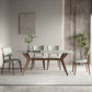 Modern 1/4/5 Pieces Dining Furniture Stone Rectangle Dining Chairs Set for Kitchen Clearhalo 'Dining Room Sets' 'Dining Tables & Seating' 'dining_room_set' 'furn' 'furn_dining_room_set' 'Furniture' 'Kitchen & Dining Furniture' 6677013