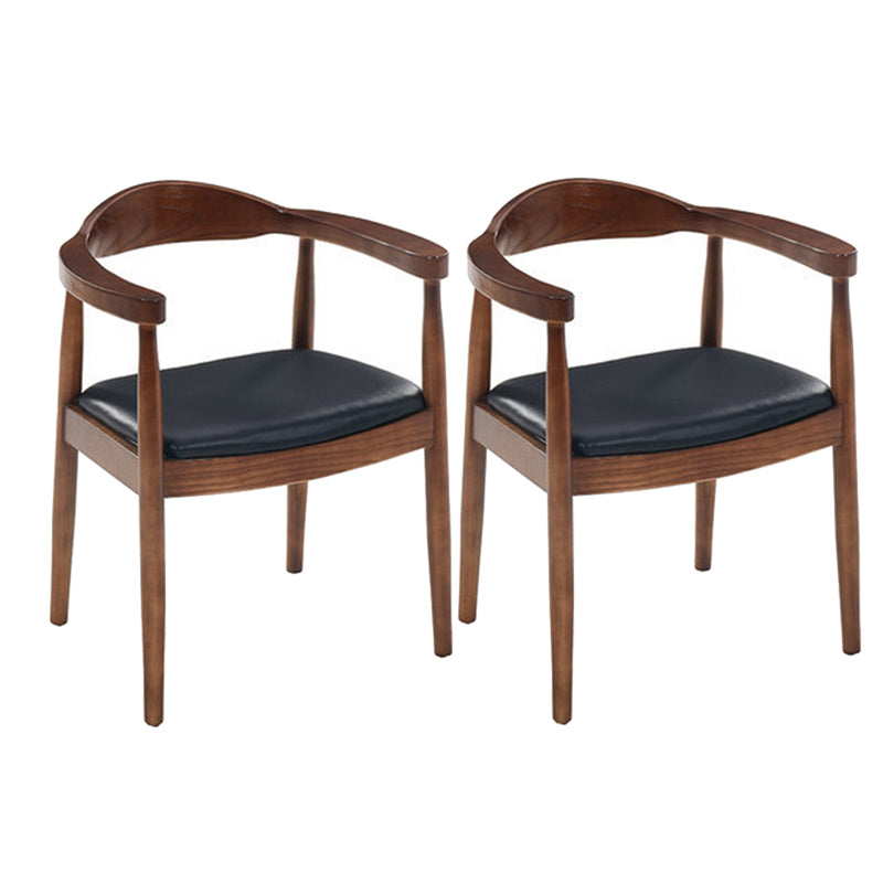 Traditionele 1/2/5/7 stukken meubels vaste houten rechthoekige eetgelegenheden in bruin