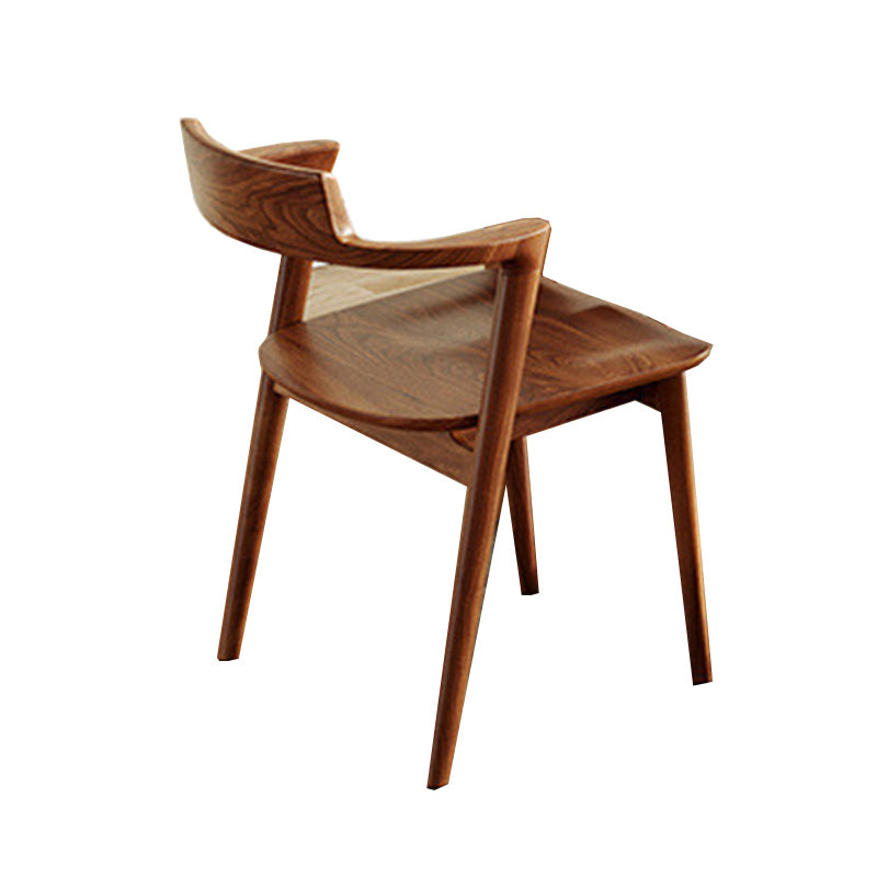 Traditionele 1/2/5/7 stukken meubels vaste houten rechthoekige eetgelegenheden in bruin