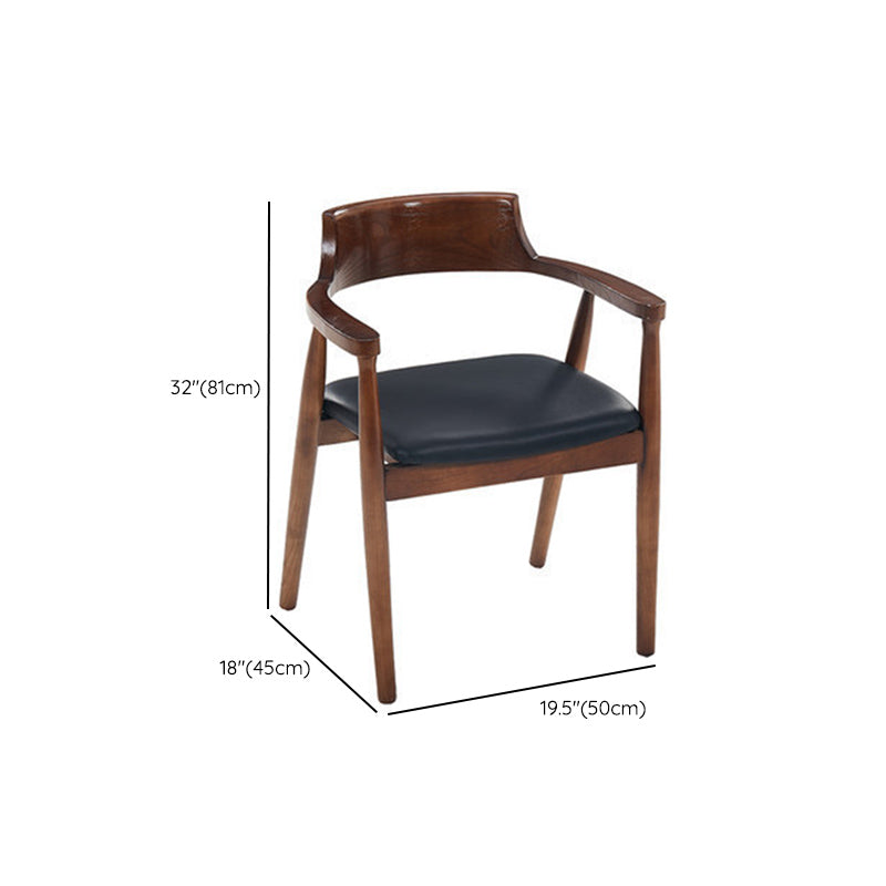 Traditionele 1/2/5/7 stukken meubels vaste houten rechthoekige eetgelegenheden in bruin