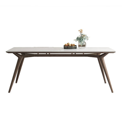 Modernas 1/4/5/7 Piezas Sillas de comedor de comedor Muebles de rectángulo de piedra para casa