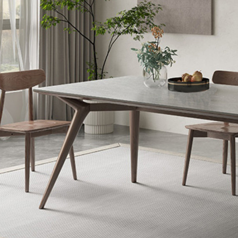 Modernas 1/4/5/7 Piezas Sillas de comedor de comedor Muebles de rectángulo de piedra para casa