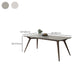 Modernas 1/4/5/7 Piezas Sillas de comedor de comedor Muebles de rectángulo de piedra para casa