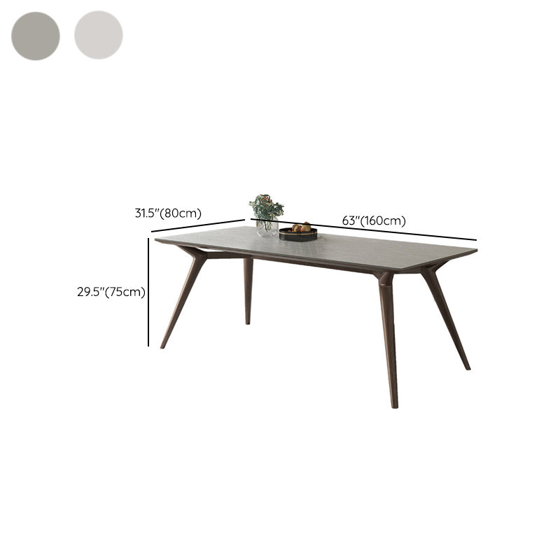 Modernas 1/4/5/7 Piezas Sillas de comedor de comedor Muebles de rectángulo de piedra para casa