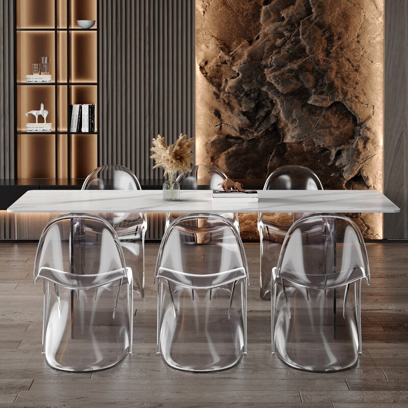 Table à manger en pierre moderne médiévale, Table à Double piédestal pour cuisine