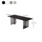 Table à manger en pierre moderne médiévale, Table à Double piédestal pour cuisine