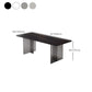 Table à manger en pierre moderne médiévale, Table à Double piédestal pour cuisine
