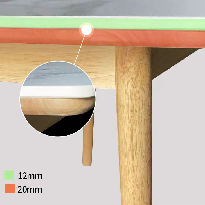 Medieval Modern Stone Dining Table 4 Legs Table for Living Room Clearhalo 'Dining Tables & Seating' 'Dining Tables' 'dining_table' 'furn' 'furn_dining_table' 'Furniture' 'Kitchen & Dining Furniture' 6677289