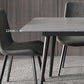 Middeleeuwse moderne stenen eettafel 4 poten eettafel voor keuken