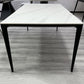 Mesa de comedor moderna medieval de piedra, mesa de comedor de 4 patas para cocina