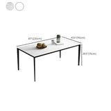 Mesa de comedor moderna medieval de piedra, mesa de comedor de 4 patas para cocina
