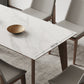 Industrial Style Dining Table Sintered Stone Table with Wooden Legs for Home Use Clearhalo 'Dining Tables & Seating' 'Dining Tables' 'dining_table' 'furn' 'furn_dining_table' 'Furniture' 'Kitchen & Dining Furniture' 6677487