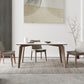 Industrial Style Dining Table Sintered Stone Table with Wooden Legs for Home Use Clearhalo 'Dining Tables & Seating' 'Dining Tables' 'dining_table' 'furn' 'furn_dining_table' 'Furniture' 'Kitchen & Dining Furniture' 6677489