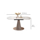 Modern Stone Round Dining Table Pedestal Table for Dining Room Clearhalo 'Dining Tables & Seating' 'Dining Tables' 'dining_table' 'furn' 'furn_dining_table' 'Furniture' 'Kitchen & Dining Furniture' 6677535