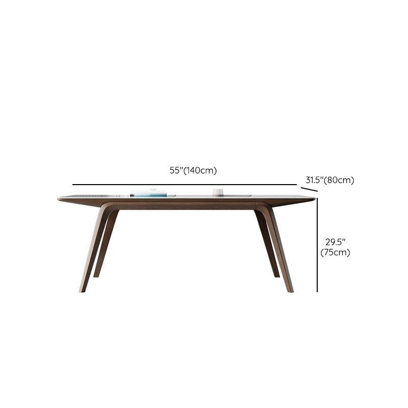 Table à manger en pierre moderne médiévale Table rectangulaire pour salle à manger