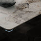 Medieval Modern Stone Dinette Table Rectangle Table for Dining Room Clearhalo 'Dining Tables & Seating' 'Dining Tables' 'dining_table' 'furn' 'furn_dining_table' 'Furniture' 'Kitchen & Dining Furniture' 6677596