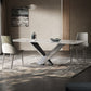 Medieval Modern Stone Dinette Table Rectangle Table for Dining Room Clearhalo 'Dining Tables & Seating' 'Dining Tables' 'dining_table' 'furn' 'furn_dining_table' 'Furniture' 'Kitchen & Dining Furniture' 6677603