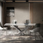 Medieval Modern Stone Dinette Table Rectangle Table for Dining Room Clearhalo 'Dining Tables & Seating' 'Dining Tables' 'dining_table' 'furn' 'furn_dining_table' 'Furniture' 'Kitchen & Dining Furniture' 6677604