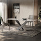 Medieval Modern Stone Dinette Table Rectangle Table for Dining Room Clearhalo 'Dining Tables & Seating' 'Dining Tables' 'dining_table' 'furn' 'furn_dining_table' 'Furniture' 'Kitchen & Dining Furniture' 6677606