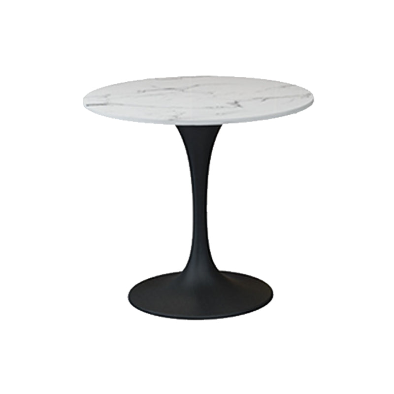 Modern Stone Round Dining Table Tulip Pedestal Table for Dining Room Clearhalo 'Dining Tables & Seating' 'Dining Tables' 'dining_table' 'furn' 'furn_dining_table' 'Furniture' 'Kitchen & Dining Furniture' 6677631