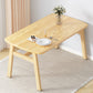 Glam Style Dining Wood Table Dining Rectangle Table for Home Use Natural Without Chairs Clearhalo 'Dining Tables & Seating' 'Dining Tables' 'dining_table' 'furn' 'furn_dining_table' 'Furniture' 'Kitchen & Dining Furniture' 6677641