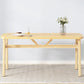 Glam Style Dining Wood Table Dining Rectangle Table for Home Use Clearhalo 'Dining Tables & Seating' 'Dining Tables' 'dining_table' 'furn' 'furn_dining_table' 'Furniture' 'Kitchen & Dining Furniture' 6677645