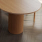 Modern Pine Wood Dining Table 3 Wooden Legs Table for Dining Room