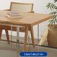 Modern Dining Wood Table Dining Rectangle Table with Plastic Legs Clearhalo 'Dining Tables & Seating' 'Dining Tables' 'dining_table' 'furn' 'furn_dining_table' 'Furniture' 'Kitchen & Dining Furniture' 6677748