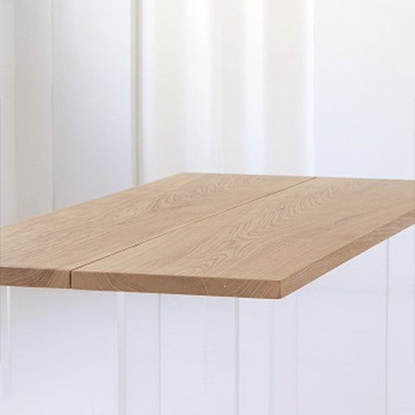 Industriële eettafel Houten eettafel Rechthoekige eettafel met plastic poten