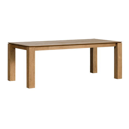 Modern Wood Rectangle Dining Table 4 Legs Table for Dining Room Without Chairs