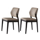 Industrial Solid Wood Dining Chair Wingback Upholstered Side Chair 2 Piece Set Black Clearhalo 'Dining Chairs' 'Dining Tables & Seating' 'dining_chair' 'furn' 'furn_dining_chair' 'Furniture' 'Kitchen & Dining Furniture' 6680012