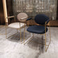 Gold Legs Dining Arm Chair Glam Dining Room Upholstered Chair Clearhalo 'Dining Chairs' 'Dining Tables & Seating' 'dining_chair' 'furn' 'furn_dining_chair' 'Furniture' 'Kitchen & Dining Furniture' 6680035