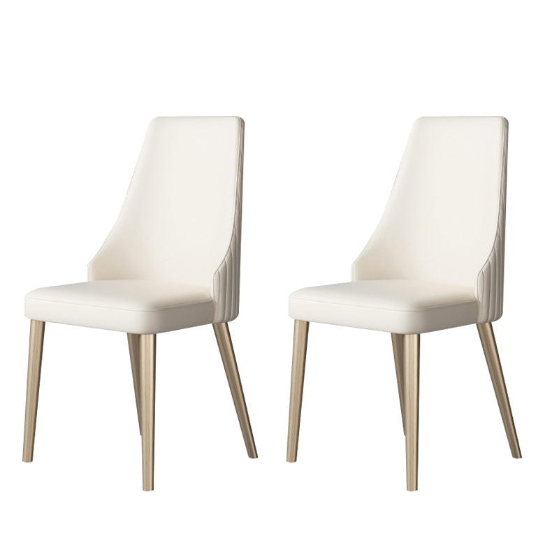 Indoor Kitchen Dining Arm Chair Glam Arm Chair with Upholstered 2 Piece Set Clearhalo 'Dining Chairs' 'Dining Tables & Seating' 'dining_chair' 'furn' 'furn_dining_chair' 'Furniture' 'Kitchen & Dining Furniture' 6680264