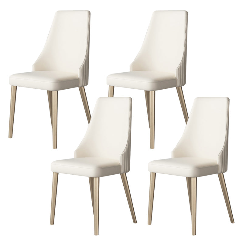 Indoor Kitchen Dining Arm Chair Glam Arm Chair with Upholstered 4 Piece Set Clearhalo 'Dining Chairs' 'Dining Tables & Seating' 'dining_chair' 'furn' 'furn_dining_chair' 'Furniture' 'Kitchen & Dining Furniture' 6680266