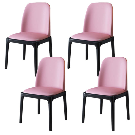 Wood Industrial Indoor-Outdoor Side Chair Parsons Dining Chair