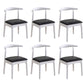 Wood Side Dining Chairs Open Back Dining Side Chair for Home