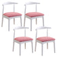 Wood Side Dining Chairs Open Back Dining Side Chair for Home