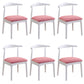 Wood Side Dining Chairs Open Back Dining Side Chair for Home