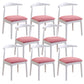 Wood Side Dining Chairs Open Back Dining Side Chair for Home
